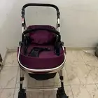 عربة أطفال تيكنوم وشيالة أطفال