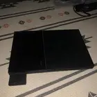 بلاستيشن 2 مستعمل مع قيرين وسلك الوان وشريطين كراش و قراند