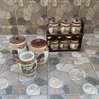 طقم علب سكر   قهوة  الخ
