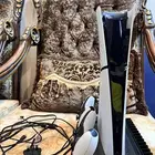 سوني 5 سليم مع يدين وقاعدة التبريد واسلاكه