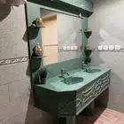 مغسلة رخام اخضر للبيع