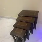 طاولات طقم ب 100 فقط مستعمله