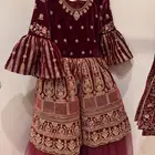فستان بتصميم ساري هندي