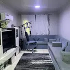 كنب L مع طاوله تلفاز
