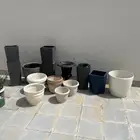 مجموعة عدد من حوض مركن زراعة مستعمل