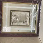 برواز إيطالي مطلي بالفضة  Italian silver plated frame