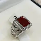خاتم فضه عيار 925 مربع