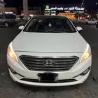 سونوتا 2017 اللون ابيض نص فل للبيع.