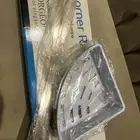 رف شامبو ستيل للحمام بالكرتون جديد