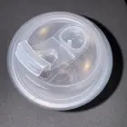 اغطية اكواب 12 اونص فاخرة مع سدادة شفاف بسعر تصفية