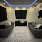 كنب ايكيا KLIPPAN   طاولات ايكيا LACK و ستائر بلاك اوت