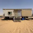 عرزاله غرفة سحب - مطبخ ودكة مسقوفة 8 متر ونص