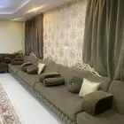 كنب مجلس رجال نظيف مع الفرشه