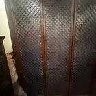 خزانة فخمة خشب طبيعي بنقوش شرقية أنيقة