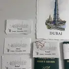 قصاصات السفر بورق القطن