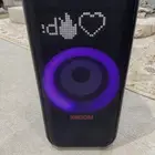 مكبر صوت الحفلات إضاءة  بلوتوث  USB  أسود