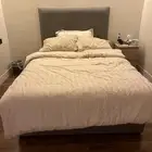 سرير نفر و نص مع مرتبة شبه جديد