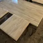 طاولة كبيره مع 6 خدمه استخدام نظيف جدا