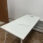 مكتب مدير جديد 2 م وكرسي جلد استخدام فقط 3 شهور مثل الجديد