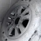 جنط جيب جكسار وكاله 2013 مقاس 17اسبير. وعدد4 جنوط مقاس18 ج