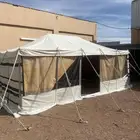 خيمة خيم مخيمات خيمة ابيض واجها شفاف