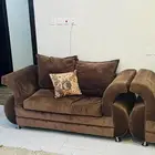 كنب اللون بني 4 امتار