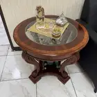 عدد 2 طاوله خشبي من مفروشات المنزل بحاله جيده