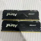 رام كنغستون فيوري 16GB(8X2) DDR4 3200mhz RGB