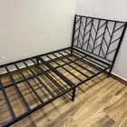 سرير حديدي اسود نفر ونص استعمال كم شهر بحاله الشراء