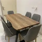 طاولة طعام 6 كراسي