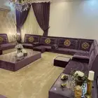 كنب أرضي جديد مع الطاولات والفرشة بسعر 3000ريال