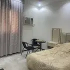 ستديومؤثث غرفه وركن مطبخ ودورة مياة الرمال