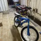 سيكل ازرق اصلي اندنوسي نضيف في شمخ خفيف