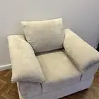 كنب مفرد اللون اف وايت مستعمل اخو الجديد