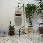 قفص مع ستاند جديد