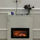 طاولة و مدفأة استخدام قليل جدا.