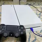 سوني 4 الون ابيض مع يده اصلية