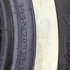 4طقم كفرات دنلوب ياباني ابو خط مقاس 225 70 15