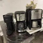 الات قهوة ثلاث اجهزة مختلفة