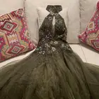 فستان سهرة مقاس s تم ارتداؤه مرة وحدة 300 غير قابل للتفاوض