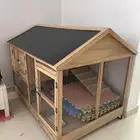 بيت كوخ قفص يصلح ل القطط و الدجاج