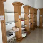 ارفف محل شبه جديده تصلح محل حلويات او عطاره  .