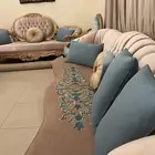 كنب للبيع نظيف وجميع مخادة معه