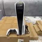 سوني 5 مستعمل نظيف وحامل عجلة القياده بكرتونه