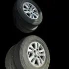 جنوط مع كفرات جيب لاندكروزر vxr2010 مقاس 17