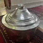 قدر نحاس وصحن
