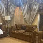 4 قطع كنب صاله و4 ستاير