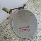 صحن او طبق دش وعدسة وريسيفر