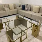 طاوله مع 4 طاولات خدمه