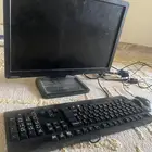 حاسب مكتبي hpمع معالج ديل ولوحه مفاتيح وماوس